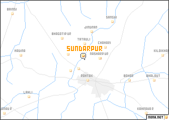 map of Sundarpur