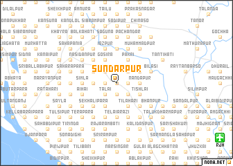 map of Sundarpur