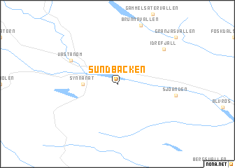 map of Sundbäcken