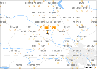 map of Sundbro