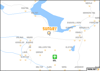 map of Sundby