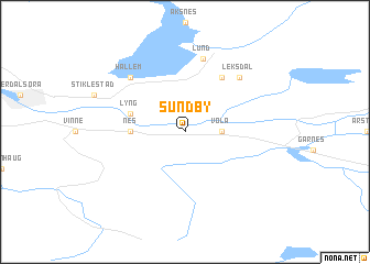 map of Sundby