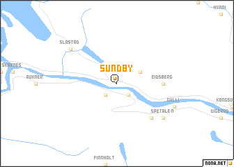 map of Sundby