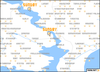 map of Sundby