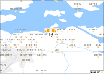 map of Sundby