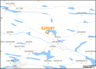 map of Sundby