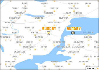map of Sundby
