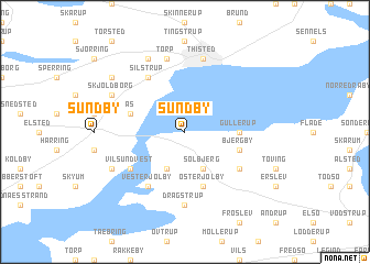 map of Sundby