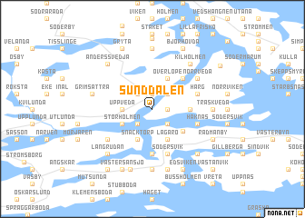 map of Sunddalen