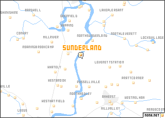 map of Sunderland