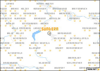 map of Sundern