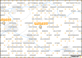 map of Sundern