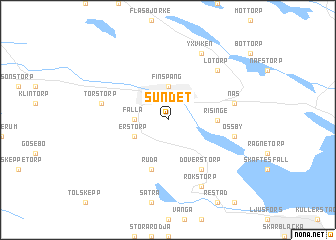 map of Sundet