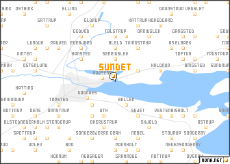 map of Sundet