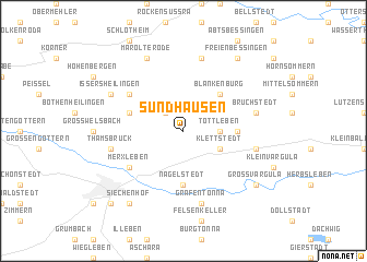 map of Sundhausen