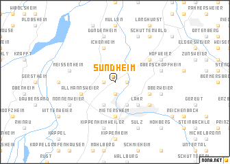 map of Sundheim