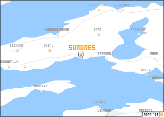 map of Sundnes