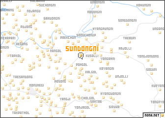 map of Sundŏng-ni