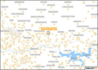 map of Sun-dong