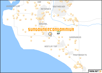 map of Sundowner Condominium