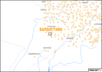 map of Sundri Thak