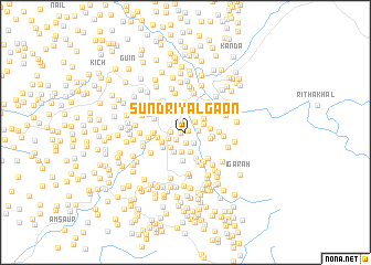 map of Sundriyālgaon