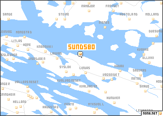 map of Sundsbø