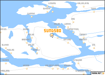 map of Sundsbø