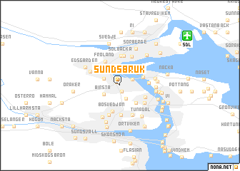 map of Sundsbruk