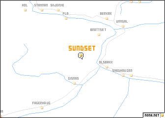 map of Sundset