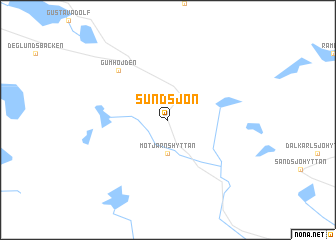 map of Sundsjön