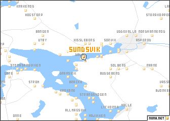 map of Sundsvik