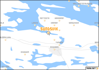 map of Sundsvik