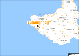 map of Sundugan Point