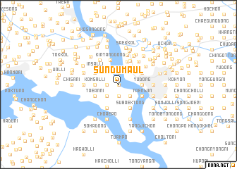 map of Sundu-maŭl