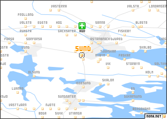 map of Sund