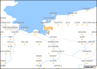 map of Sund