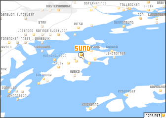 map of Sund