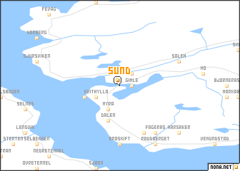 map of Sund