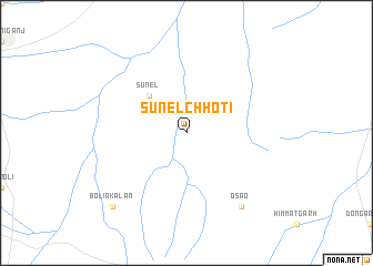 map of Sunel Chhoti