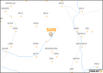 map of Suné