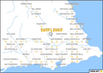 map of Sunflower