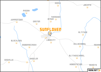 map of Sunflower