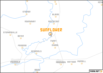 map of Sunflower