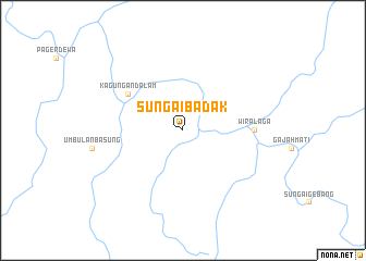 map of Sungaibadak