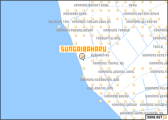 map of Sungai Baharu