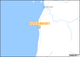 map of Sungaibakaiy