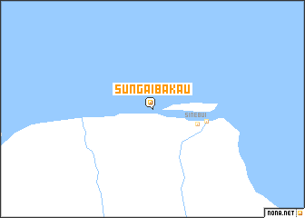 map of Sungaibakau