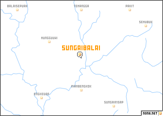 map of Sungai Balai