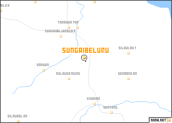 map of Sungaibeluru